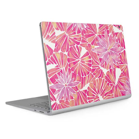Cat Coq Pink Water Lilies Surface Book 2 13.5in Skin